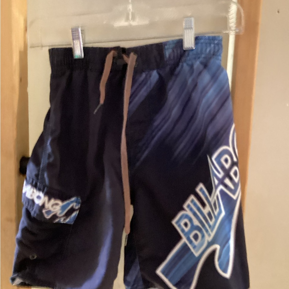 Billabong Blue and Gray Swim Trunks